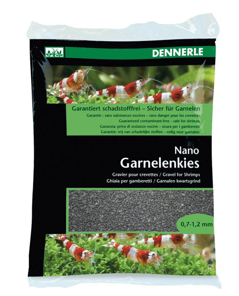 Substrat nisip quartz pentru acvarii Nano Gravel Dennerle - Sulawesi Black